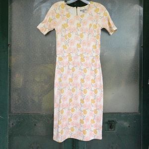 DE Collection Short-Sleeve Dress Pink Floral